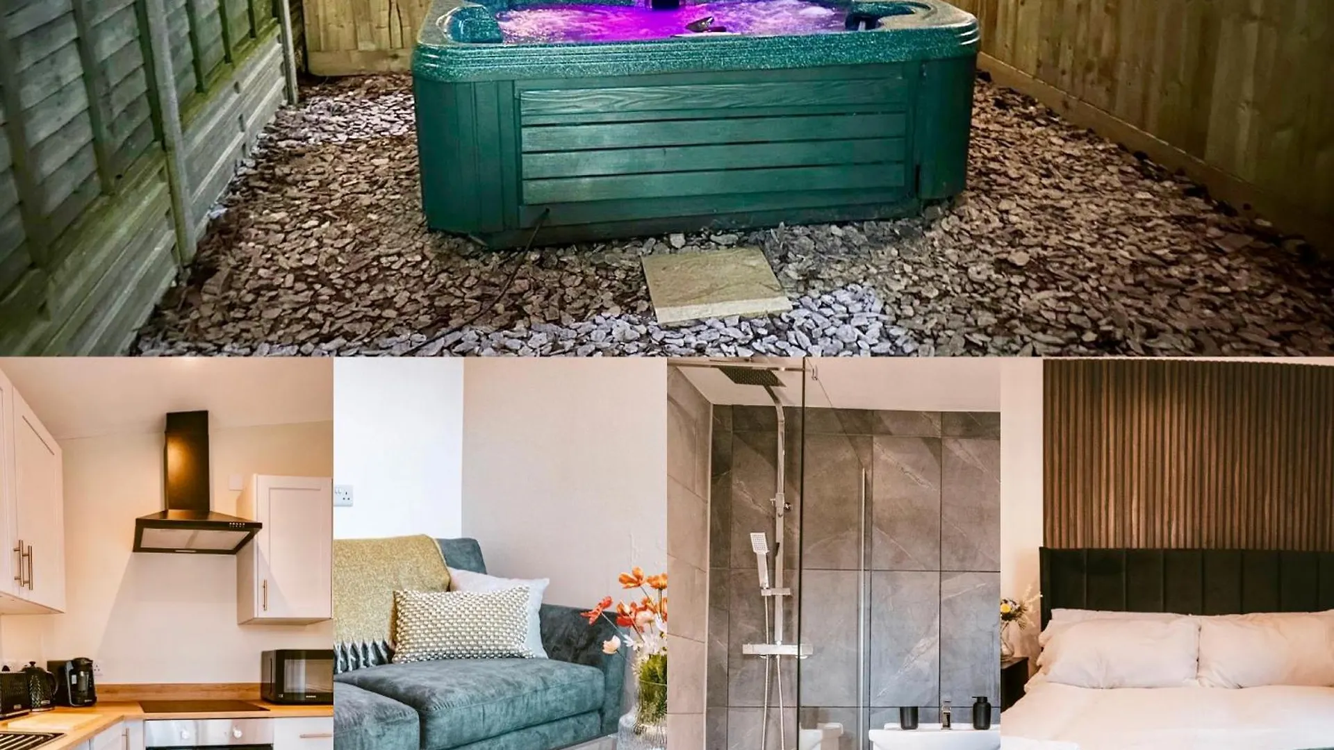 4 Bedroom, Sleeps 8, 3 Bathroom, Hot Tub, Wifi, Smart Tvs In Each Room 3 Min Walk To Kingsholm Stadium Gloucester